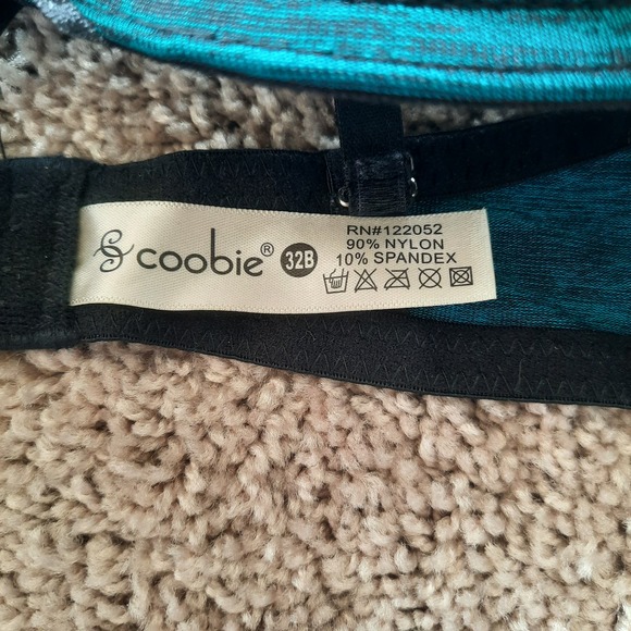 NWT Coobie 32 B Bra..  Padded Underwire, removable straps. - Picture 3 of 4